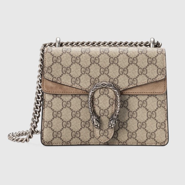 GG Supreme Mini Bag Taupe Dionysus