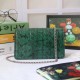 Green Dionysus Super Mini Snakeskin Bag