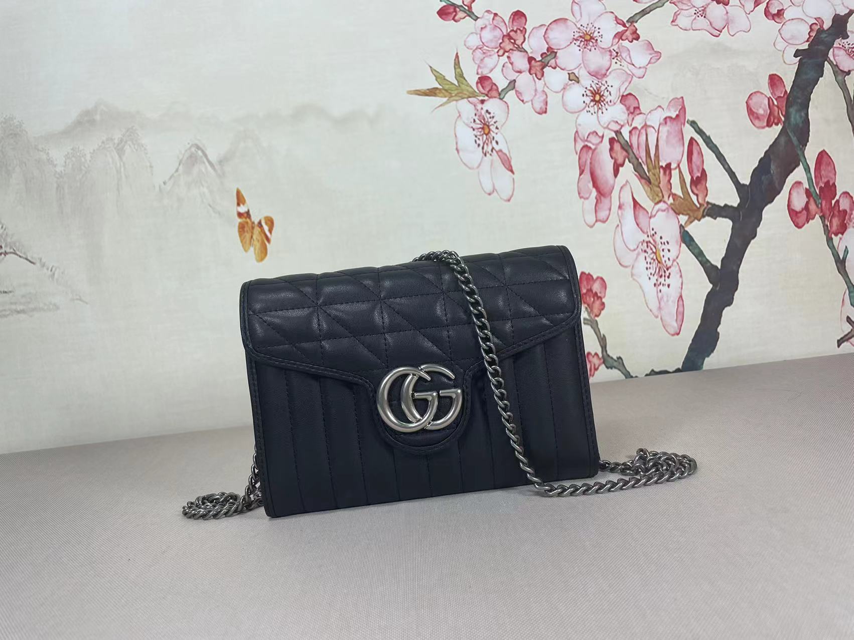 GG 474575 Marmont Woc Mini Chain Bag