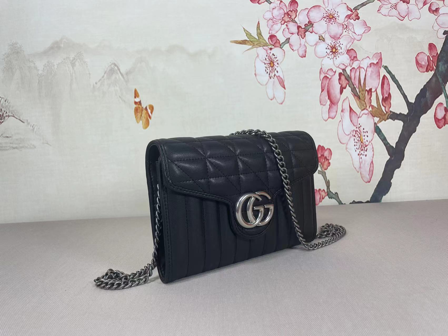 GG 474575 Marmont Woc Mini Chain Bag