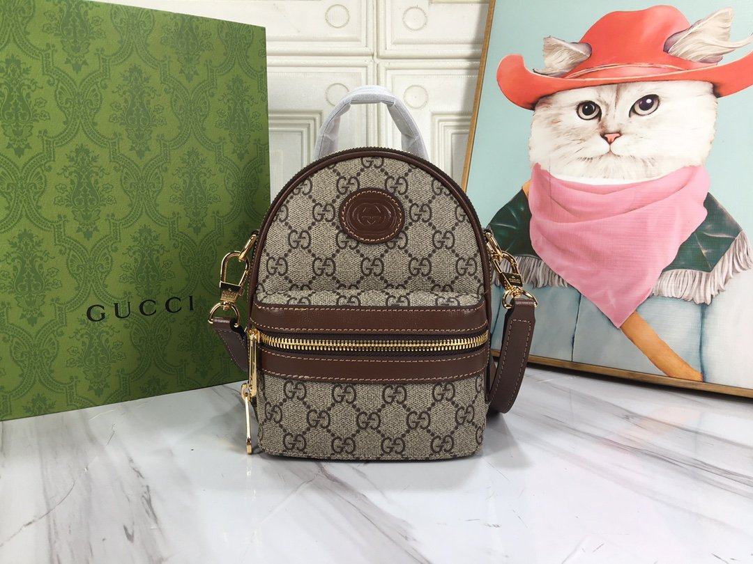 Gucci Mini backpacks 725654 Brown