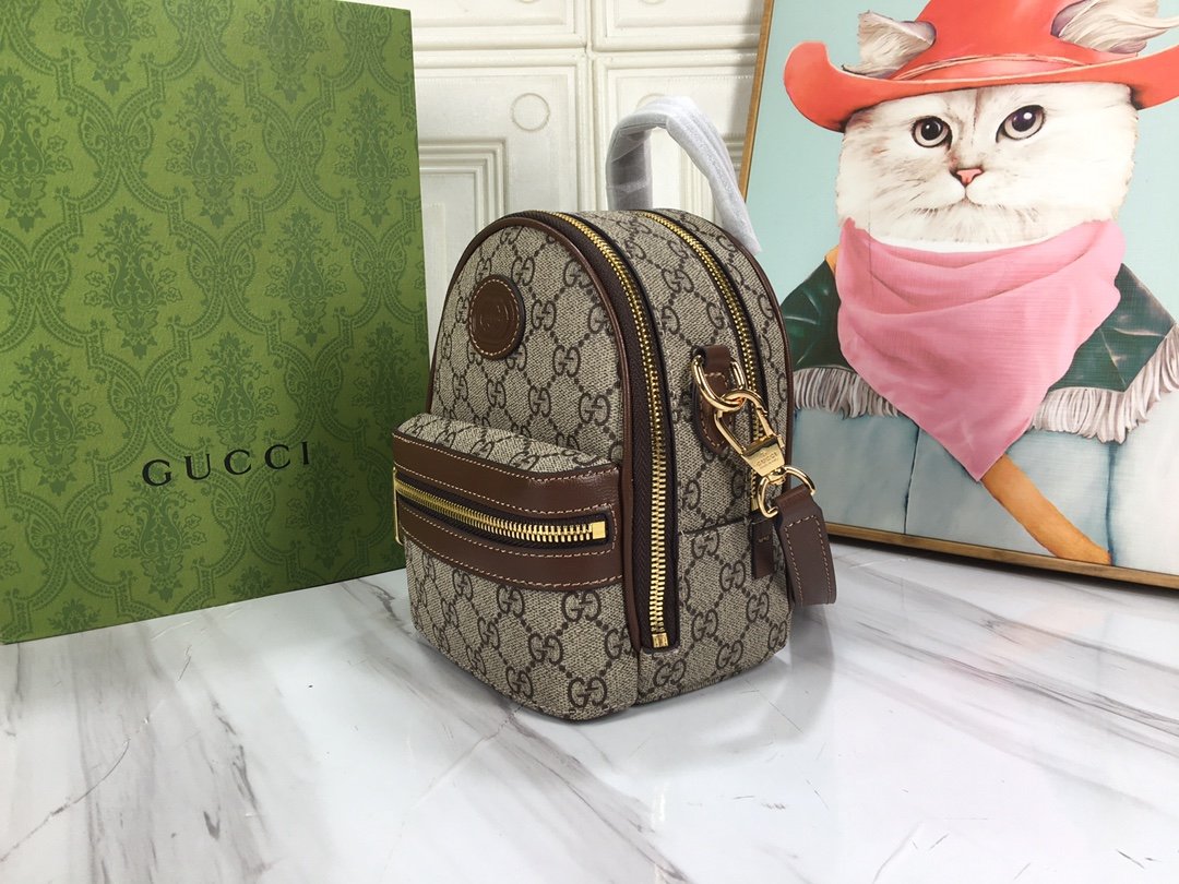 Gucci Mini backpacks 725654 Brown